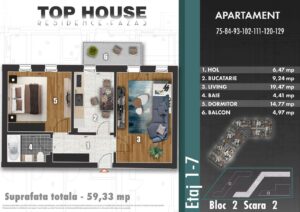 Apartament 2 camere, Parc Tudor Arghezi, Bd. Metalurgiei stradal