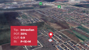 Teren intravilan excelent, suprafata 489 mp, intrare in comuna Berceni, Ilfov