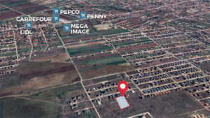 Teren intravilan excelent, suprafata 489 mp, intrare in comuna Berceni, Ilfov