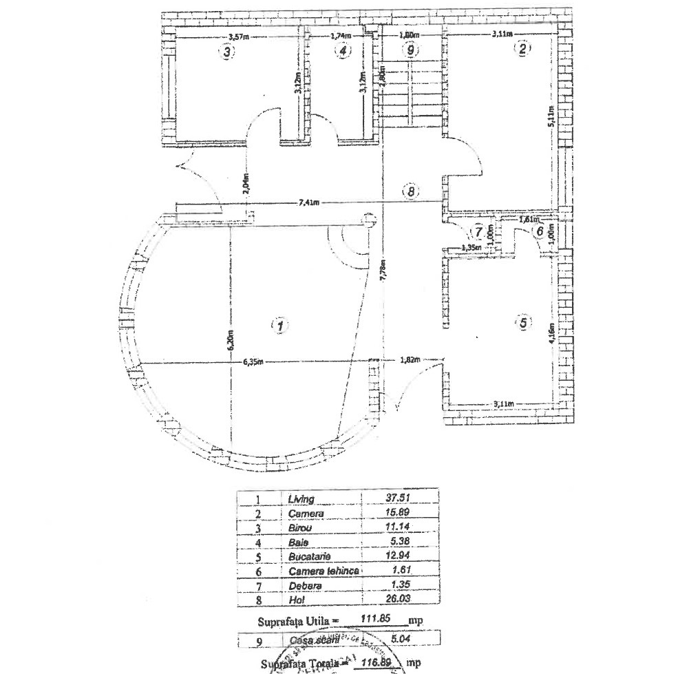 Vila individuala spectaculoasa, 5 camere, P+M, curte 460 mp, Comuna Berceni