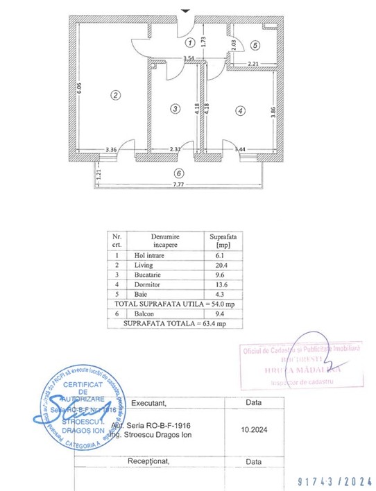 Apartament 2 camere, mobilat si utilat, etaj 3, prima inchiriere, Parc Tudor Arghezi