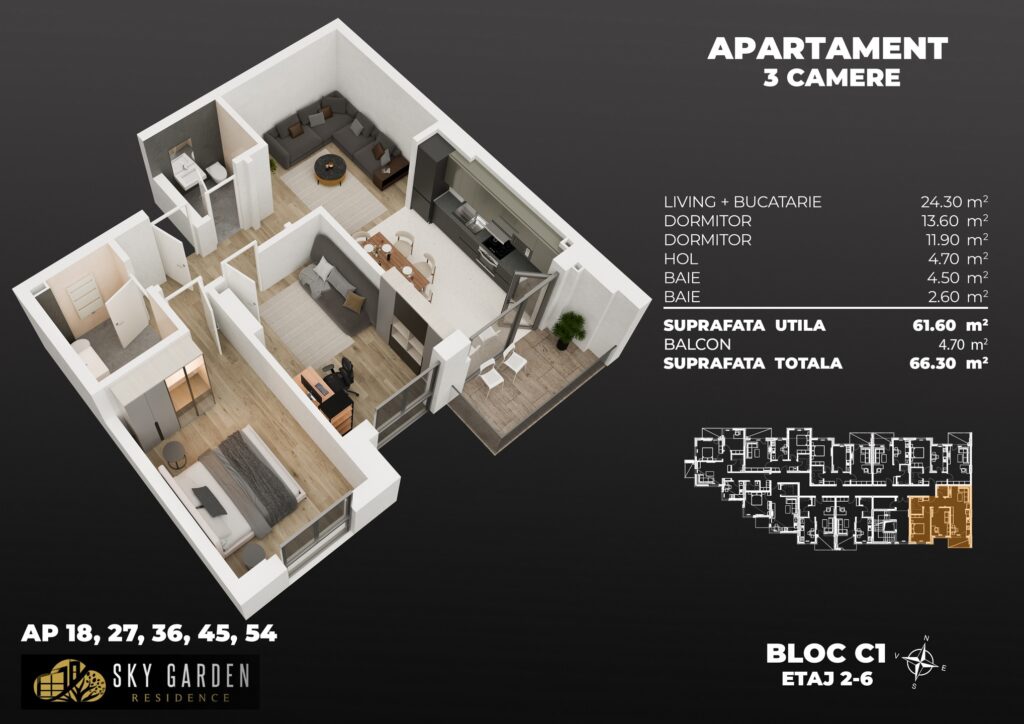 Apartament 3 camere, finisaje de calitate premium, Strada Popesti Vest, Metrou Berceni