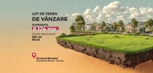 Teren de 8.124 mp de vanzare, deschidere de 164 ml, com.Jilava, langa Auchan Berceni