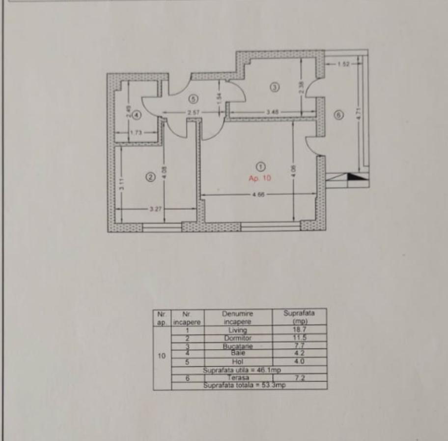 Apartament cu 2 camere, gata de mutare, curte 50 mp, imobil nou in zona statiei de metrou Berceni
