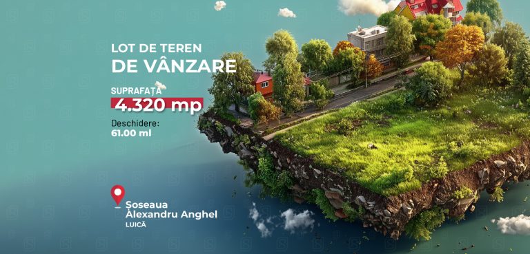 Teren 4320 mp | Deschidere 62 ml | Zona Luica – Soseaua Giurgiului, Sectorul 4