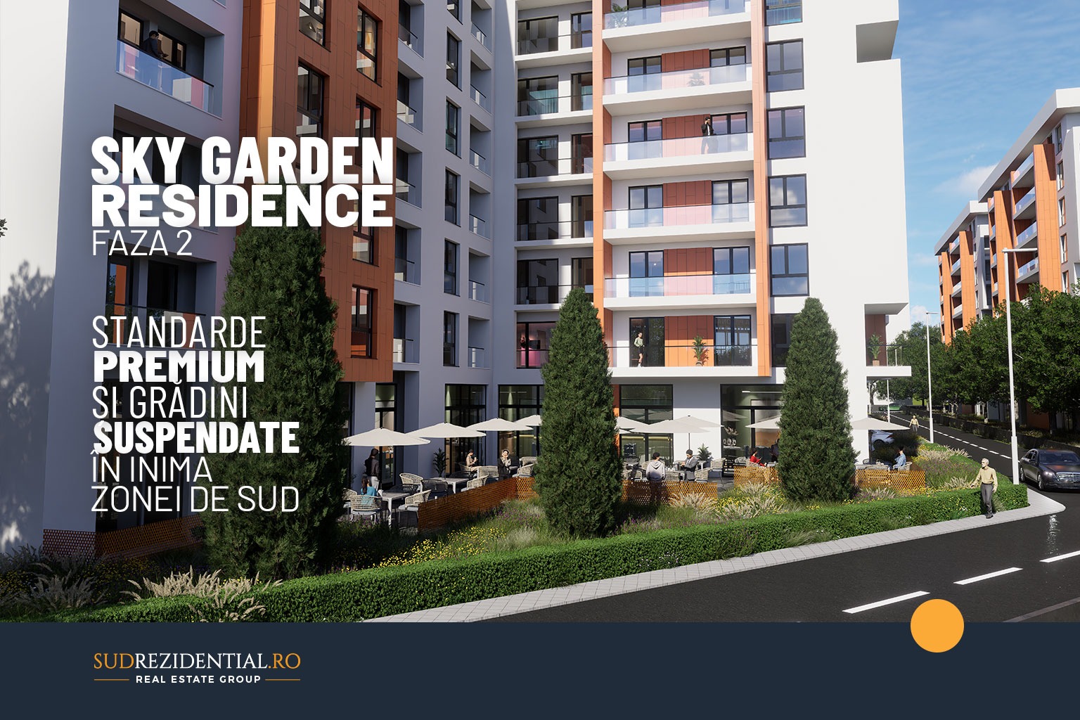 Sky Garden Residence Faza 2: Standarde premium si gradini suspendate in inima zonei de sud
