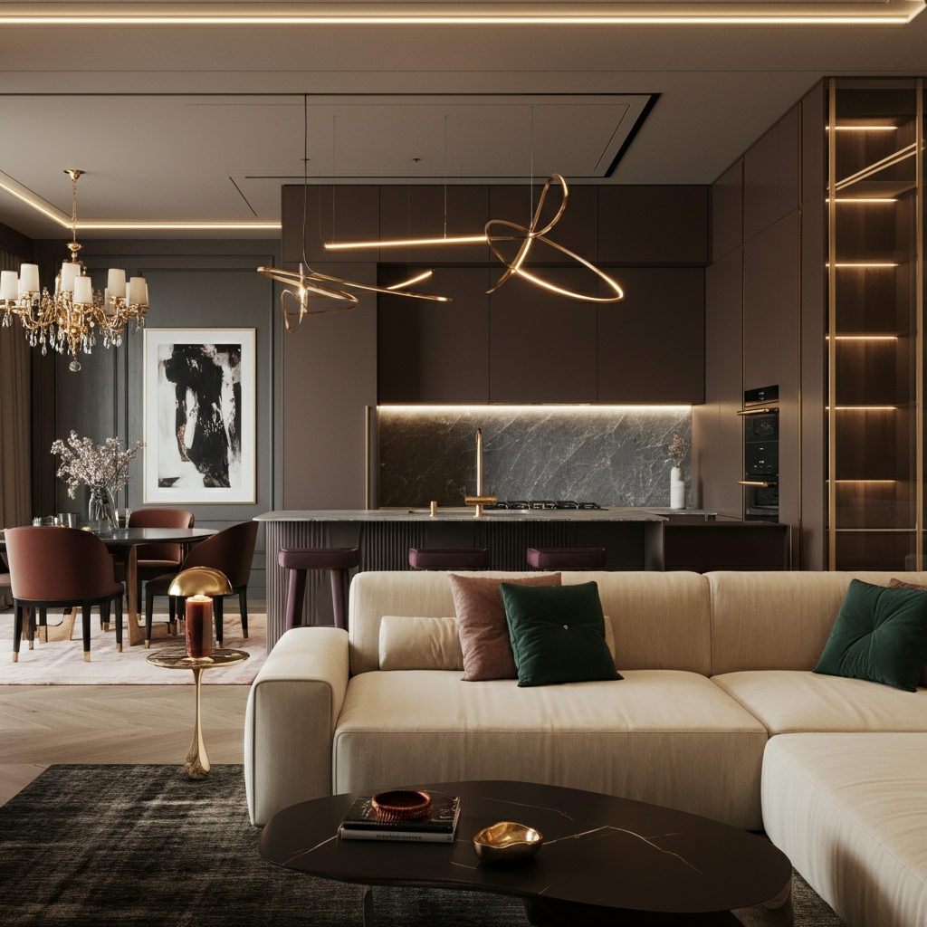 Apartament ideal cu 4 camere si terasa impresionanta – The Grand Kristal Residence City, Sector 4