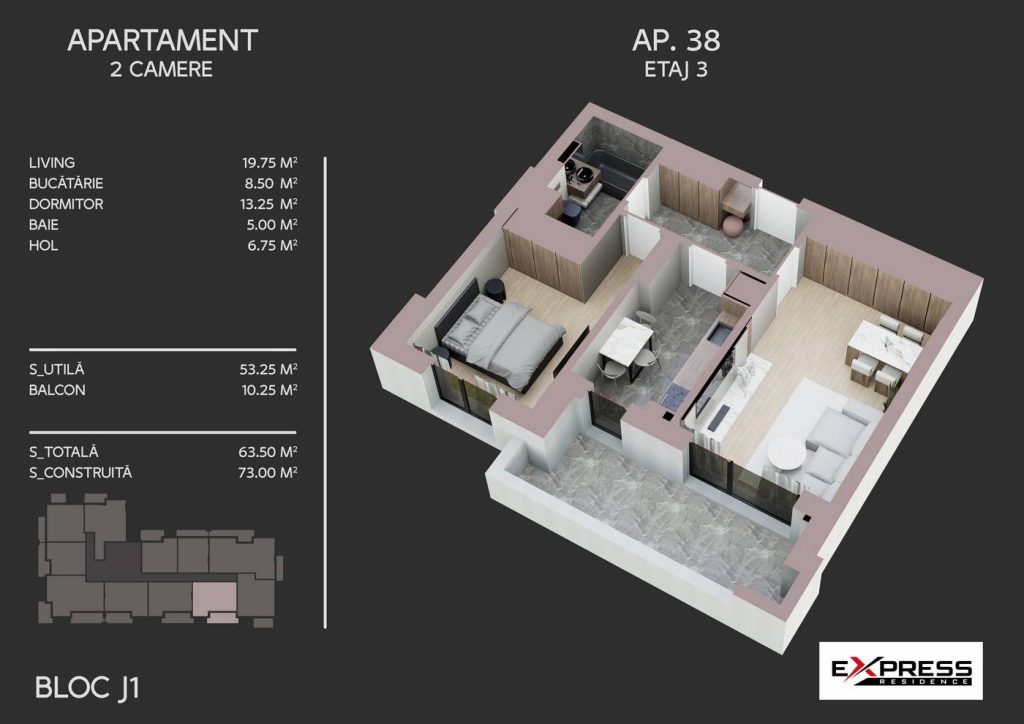 Apartament decomandat cu 2 camere, etaj intermediar, zona Bd. Metalurgiei, Sector 4