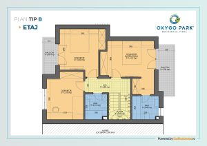 Vila 4 camere, ansamblu rezidential modern, OxyGo Park, Vidra