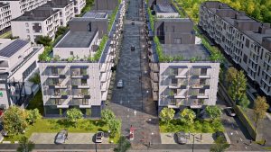 Apartament decomandat cu 2 camere, balcon 10.53 mp, parcare subterana, Popesti-Leordeni