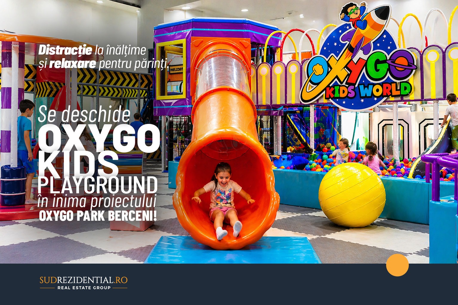 Distractie la inaltime si relaxare pentru parinti: Se deschide OxyGo Kids Playground in inima proiectului OxyGo Park Berceni! 19 Distractie la inaltime si relaxare pentru parinti: Se deschide OxyGo Kids Playground in inima proiectului OxyGo Park Berceni!