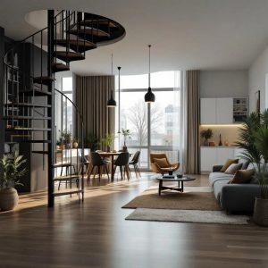 Apartament modern cu 3 camere tip duplex, terase ample, acces metrou Berceni