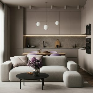 Apartament nou cu un dormitor si balcon, proiect rezidential nou, Popesti-Leordeni, Soseaua Oltenitei