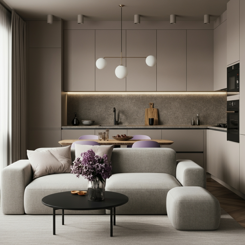 Apartament nou cu un dormitor si balcon, proiect rezidential nou, Popesti-Leordeni, Soseaua Oltenitei