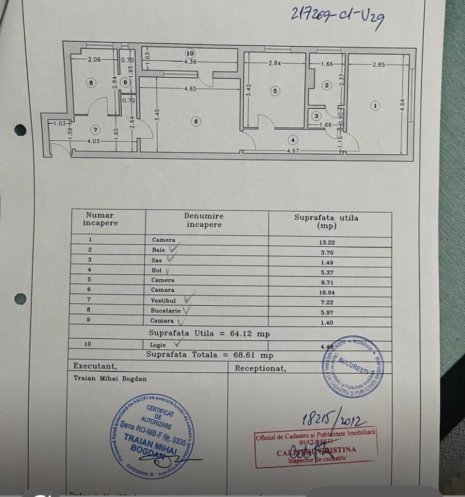 Apartament spatios cu 3 camere, mobilat si utilat complet, zona Grand Arena Mall, Sector 4