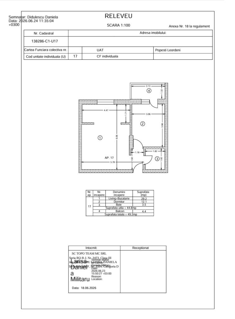 Apartament nou, modern compartimentat, Grand Berceni Residence – metrou Berceni
