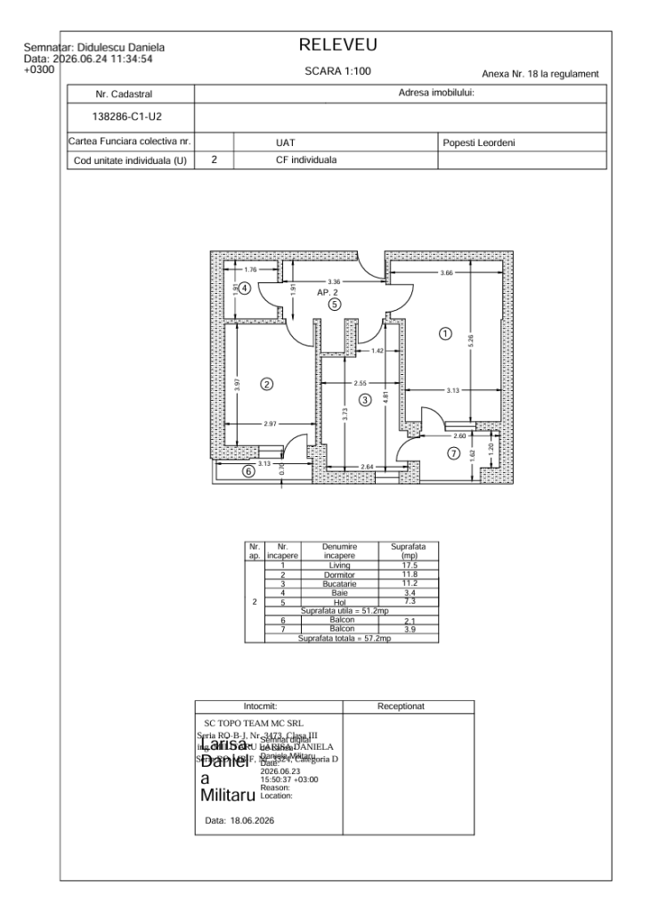 Apartament 2 camere, decomandat, imobil nou, metrou Berceni, Popesti-Leordeni