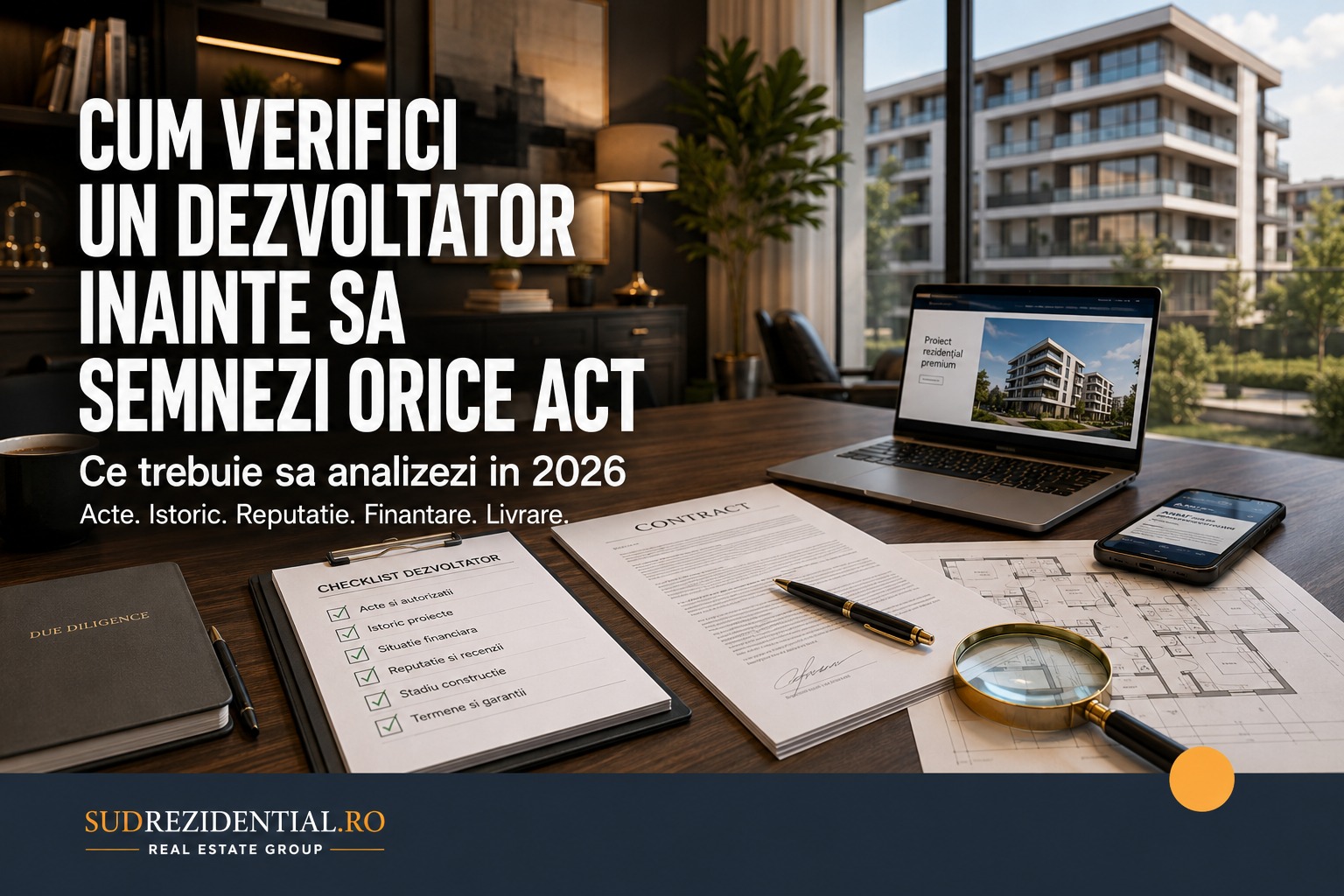 Detectiv imobiliar in 2026: Cum verifici un dezvoltator inainte sa semnezi orice act 23 Detectiv imobiliar in 2026: Cum verifici un dezvoltator inainte sa semnezi orice act