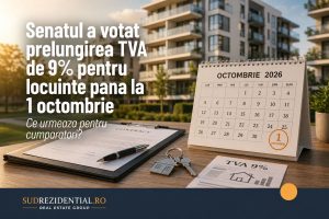 Senatul a votat prelungirea TVA de 9% pentru locuinte pana la 1 octombrie. Ce urmeaza pentru cumparatori